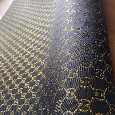 black and gold gucci print fabric|gucci print fabric for sale.